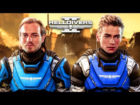 Helldivers 2 but we laugh to cope with the pain