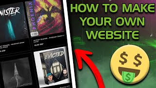 HOW TO BUILD YOUR OWN MUSIC PRODUCER WEBSITE! SHOPIFY BEAT STORE TUTORIAL