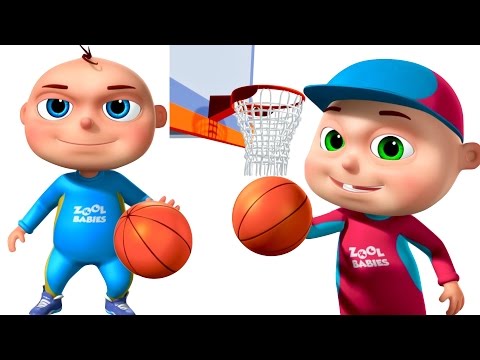 Zool Babies Playing Basket Ball | Animated Funny Cartoon | Cartoon Animation For Children
