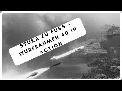 Stuka zu fuss - Wurfrahmen 40 in action!