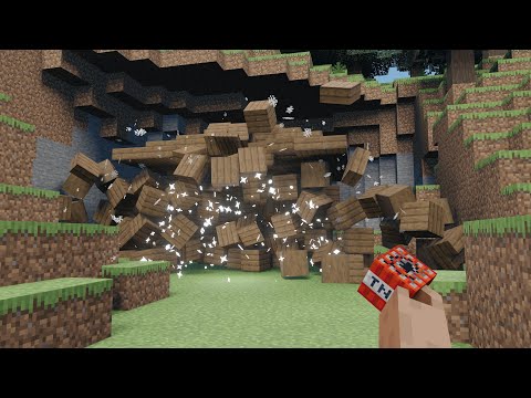 GB Animation - Realistic Destroying the Witch's House - Minecraft Animation (FPS) | GB Animation