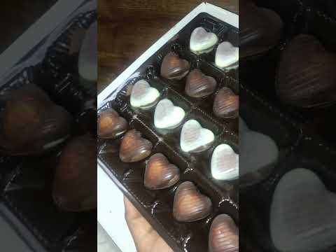 Belgian chocolate hearts ♥️