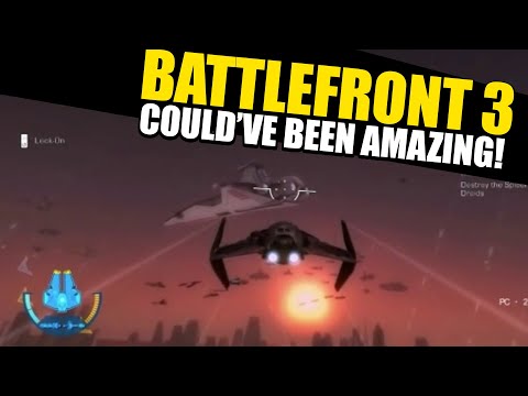 Why the Cancelled Star Wars Battlefront III could've been AMAZING... (GROUND TO SPACE COMBAT!)