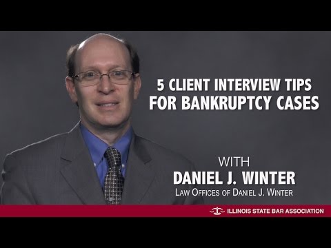 5 Client Interview Tips for Bankruptcy Cases