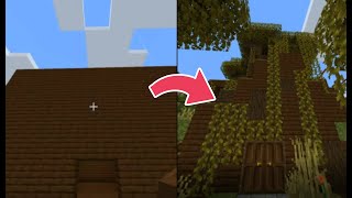 【minecraft】tried to make a crappy architecture feel good #Shorts