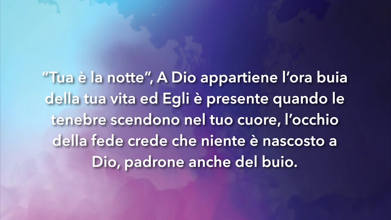 Meditazione Calendario "Parole di Vita" del 21 Agosto 2019