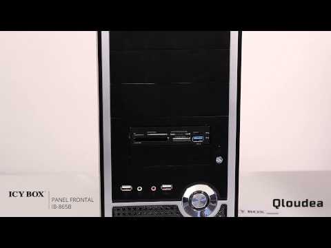 IcyBox - IB-865-B - Lector de tarjetas profesional para 3.25"