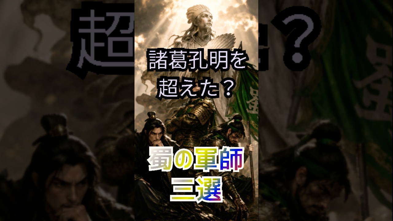 孔明だけじゃない！三国志の超頭脳軍師ベスト3選 #三国志 #諸葛亮 #孔明