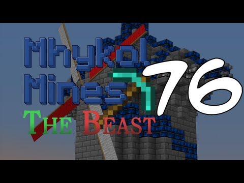 Mhykol Mines The Beast - Mindcrack - Episode 76 - Elevator Complete!