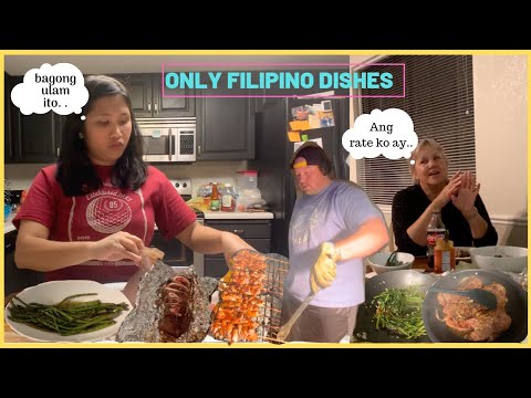 NILUTUAN KO SILA+ MOMMY KARLA RATES MY FILIPINO DINNER
