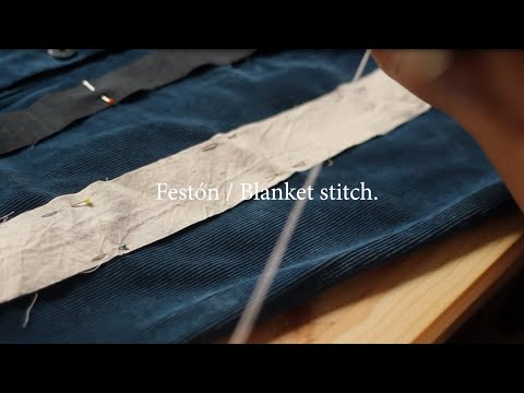 Workshop: Repair garment using a blanket stitch. Global Talent Digital, Russia — 2020