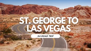 St. George to Las Vegas - A x4 road trip time lapse across Utah, Valley of Fire, Nevada