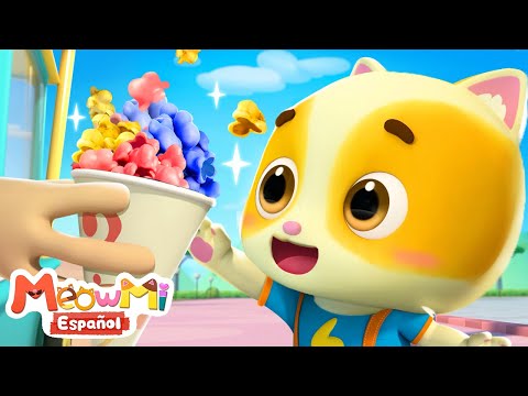 🍿Deliciosas Palomitas de Maíz | Canción de Colores | Canción Infantil | MeowMi Family Show Español