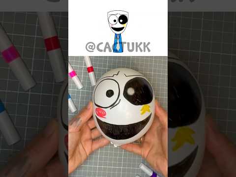 I made Sprunki OC: Horror Gangle (from Digital Circus) @cactukk out of balloon #sprunki #incredibox