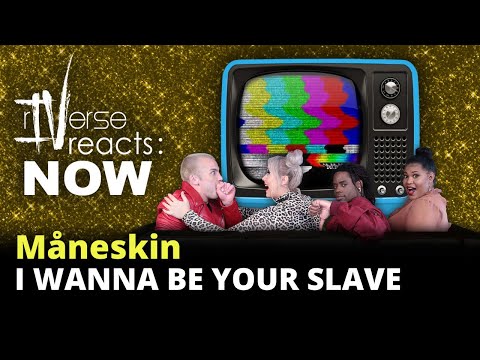 rIVerse Reacts: NOW - I WANNA BE YOUR SLAVE by Måneskin (MV Reaction)