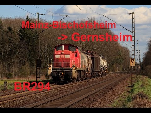 FÜHRERSTANDSMITFAHRT | Mainz-Bischofsheim - Gernsheim | BR294