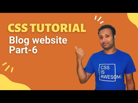 css full course bangla tutorial 72 : Project 5 | Blog website part-6