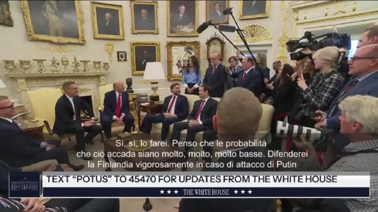 Trump: Difenderei la Finlandia vigorosamente da attacco russo, ma non credo che accadrà