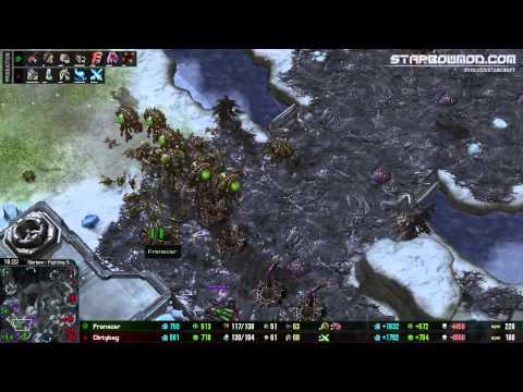 Dirtybag (p) Vs Franscar (z) - Starbow cast with JaKaTaK!