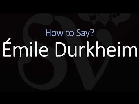 How to Pronounce Émile Durkheim? (CORRECTLY)