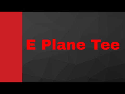 E Plane Tee S Matrix Working Applications Wave Guide Transmission Line Microwave Engineering