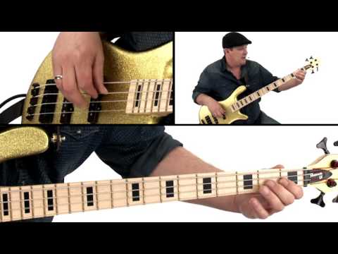 Bass Guitar Lesson - Fast Finger Funk - Andy Irvine