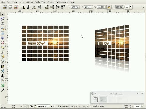 heathenX Inkscape Tutorials: episode 064 - Grid masking