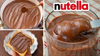 إزاي نعمل النوتيلا الأصلية والإقتصادية في البيت أظبط قوام وأفضل نتيجة كريمي ورهيبة????????