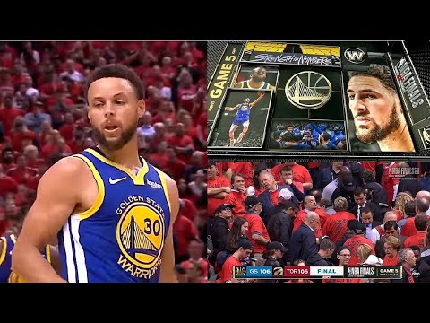 Final minutes of Game 5 of the NBA Finals as the Warriors close the series to 2-3!