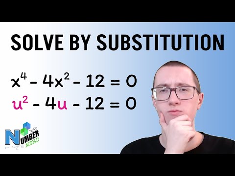How to Solve in Quadratic Form Using Substitution! [Algebra]