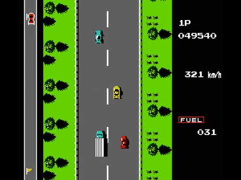 NES Longplay [762] Road Fighter