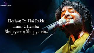 Kyu Hua (LYRICS) - Arijit Singh | Nishant Dahiya - YouTube