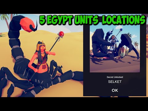 TABS Egypt Update! - New 5 Secret Units Locations in HiddenUnits Mod