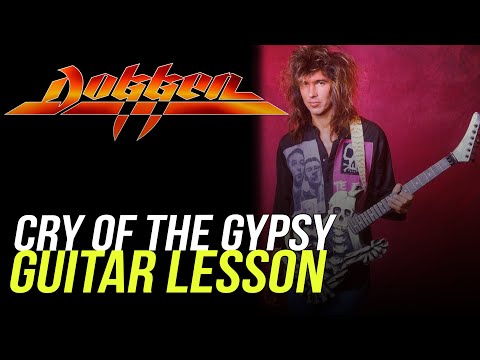 Dokken Cry of the Gypsy | Rhythm Guitar Lesson | George Lynch