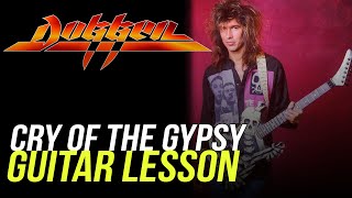 Dokken Cry of the Gypsy Rhythm Guitar Lesson, George Lynch - Lyck Lycks S3 Lyck 47