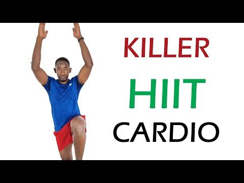 45 Minute Intense Running Workout at Home for Slimming 400 Calories