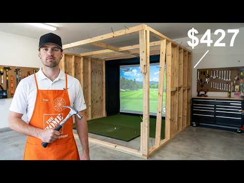 I Built a Golf Simulator With Only Home Depot Items