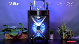 VeGue VS-1088 | Portable Karaoke Machine & Speaker