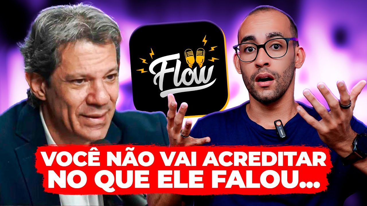 🤡 HADDAD FALOU SOBRE AS TAXAS NO FLOW PODCAST 🤡 QUE VERGONHA! React da entrevista - Haddad no Flow