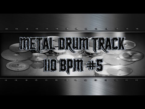 Simple Straight Metal Drum Track 110 BPM | Preset 3.0 (HQ,HD)