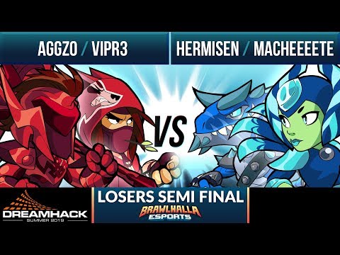 Aggz0 & VipR3 vs Macheeete & Hermisen - Losers Semi Final - DreamHack Summer 2v2