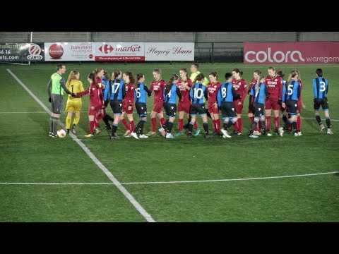 SV Zulte Waregem Dames B-Club Brugge Vrouwen A 0-1, 09-12-2017