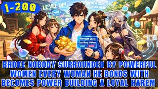 🔥Poor Guy Unlocks the Fertility System and, to Become Stronger,  He Freely Claims 20 Wives at Once!