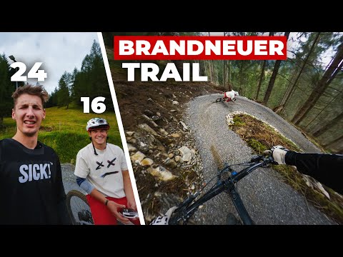 A 16-year-old is challenging me?! New flow trail in Tyrol! (Zugspitz Arena)
