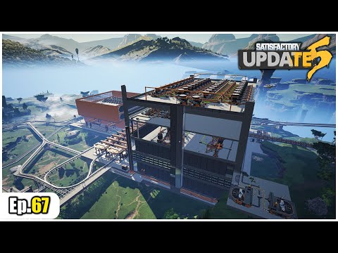 Satisfactory update 5 Gameplay - NEW Building Design | All Waste Process | The Big Machine | Ep.67