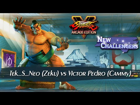 Street Fighter V - Tek_S_Neo (Zeku) vs Victor Pedro (Cammy)