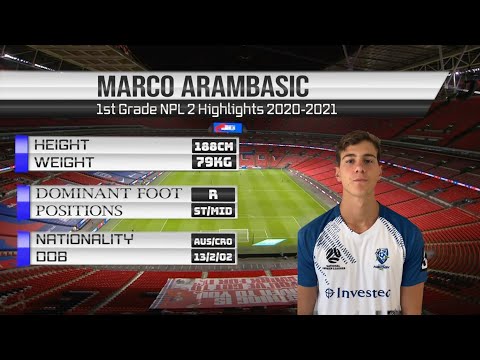 Marco Arambasic 1st Grade NPL2 Highlights 2021/20
