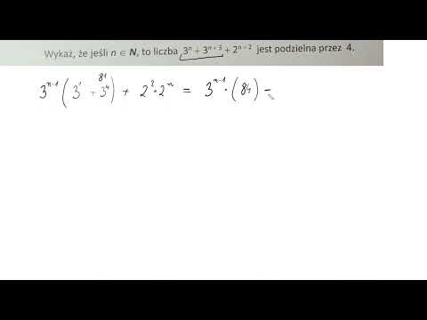 2 129  Wykaz, że jeśli n e N, to liczba jest podzielna przez 4