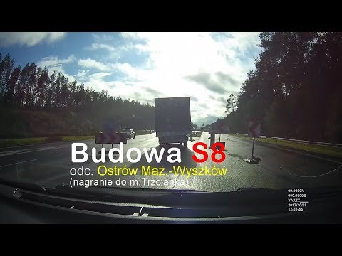 Budowa S8 odc. Ostrów Maz. - Wyszków 08/10/2017