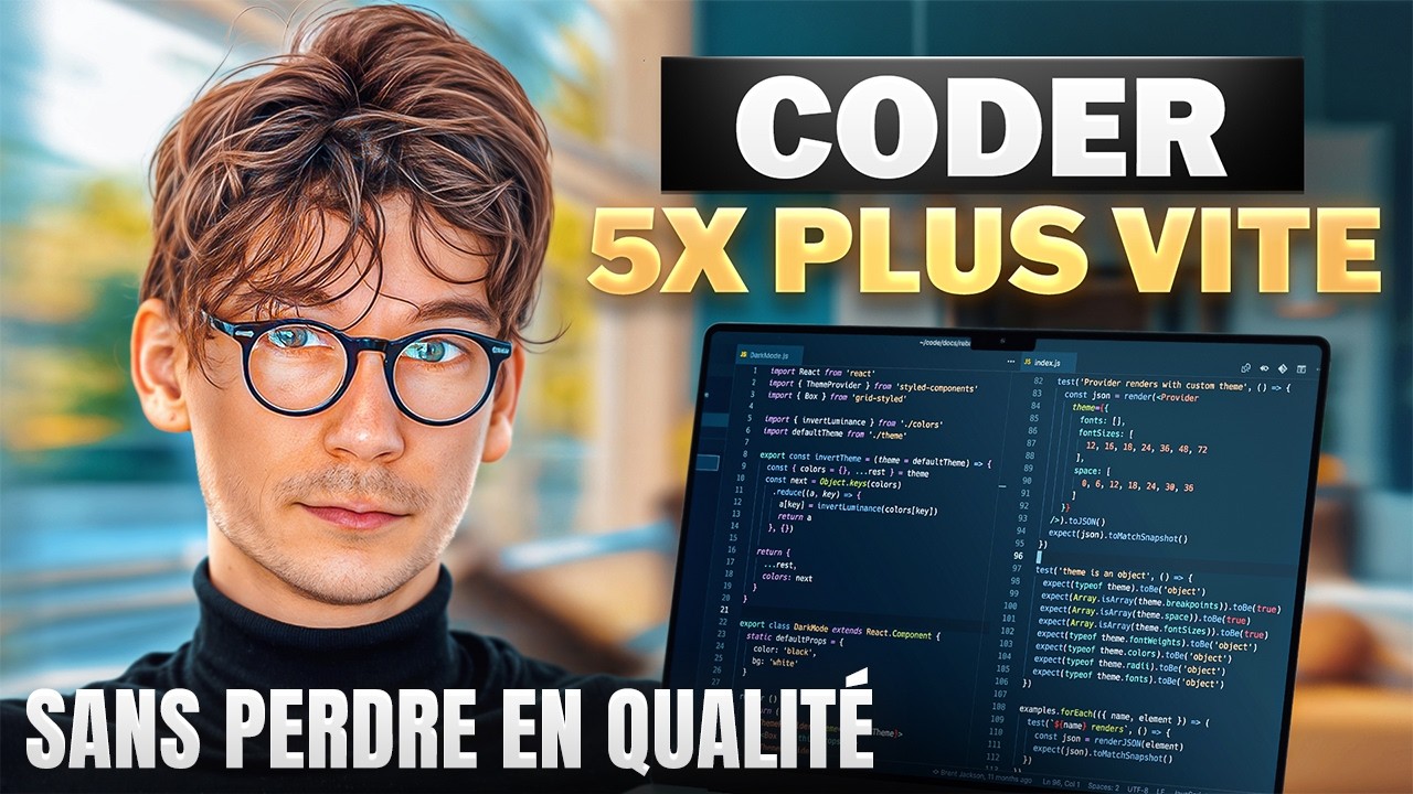 Comment CODER entre 2X et 5X plus VITE avec L'IA